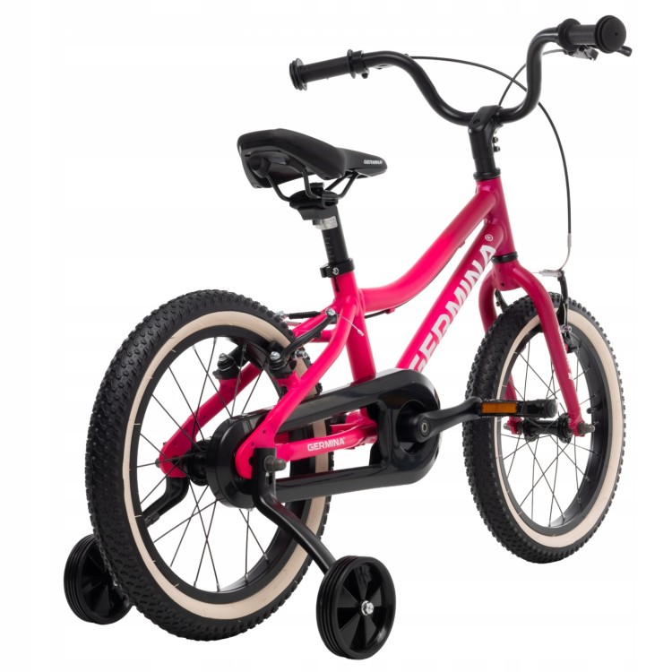 Rower dla dziecka Germina 16" cali Różowy Ultralekki Mtb