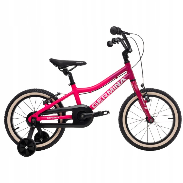 Rower dla dziecka Germina 16" cali Różowy Ultralekki Mtb
