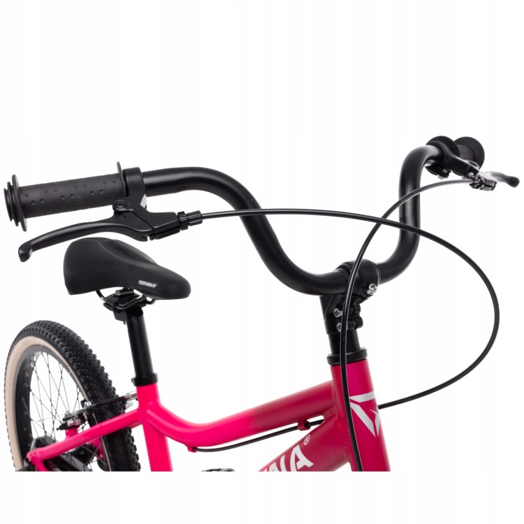 Rower dla dziecka Germina 20" cali Różowy Aluminiowy MTB - IDEALNY PREZENT NA KOMUNIĘ