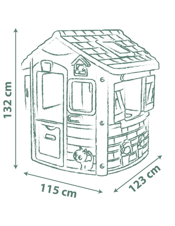 Smoby Neo Jura domek ogrodowy dla dzieci