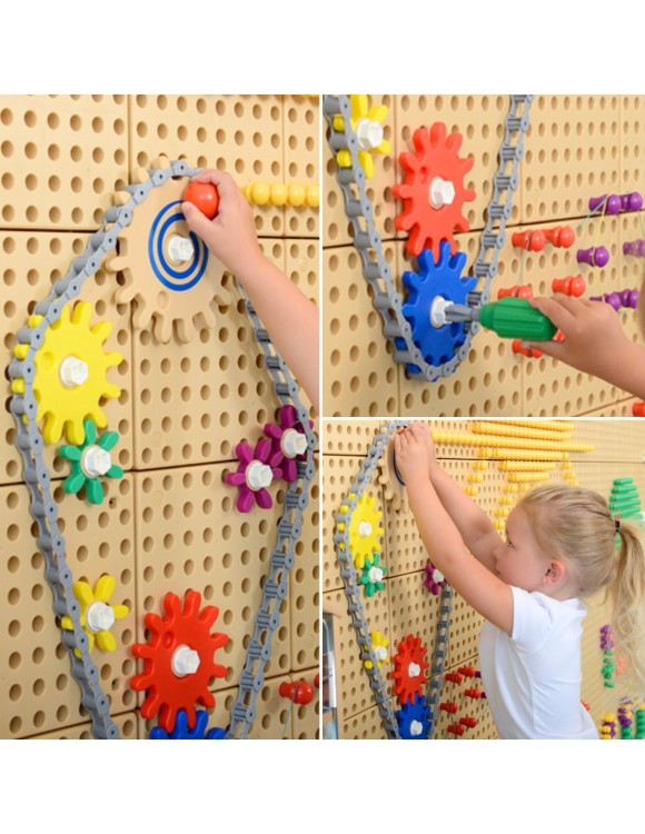 zestaw narzędzi dla dzieci Masterkidz do konstrukcji STEM
