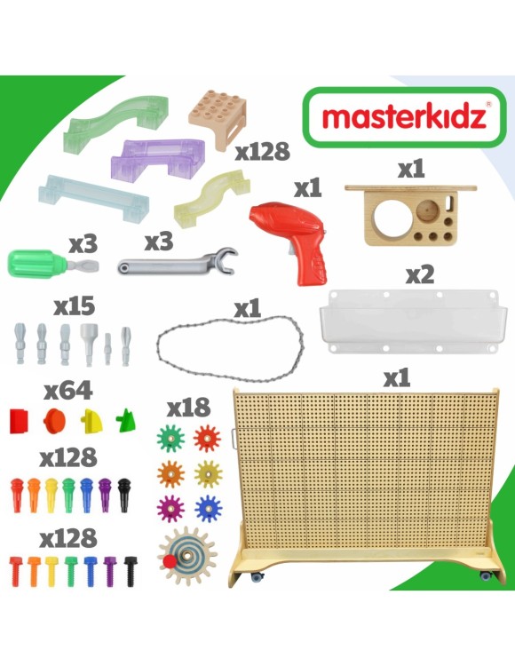 zestaw narzędzi dla dzieci Masterkidz do konstrukcji STEM