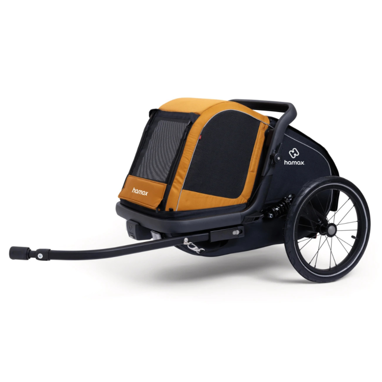 Hamax - przyczepka rowerowa dla psa - Milou S, spice/black