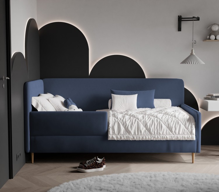 Prezentowane łóżko wykonane jest w tkaninie MATT VELVET 74