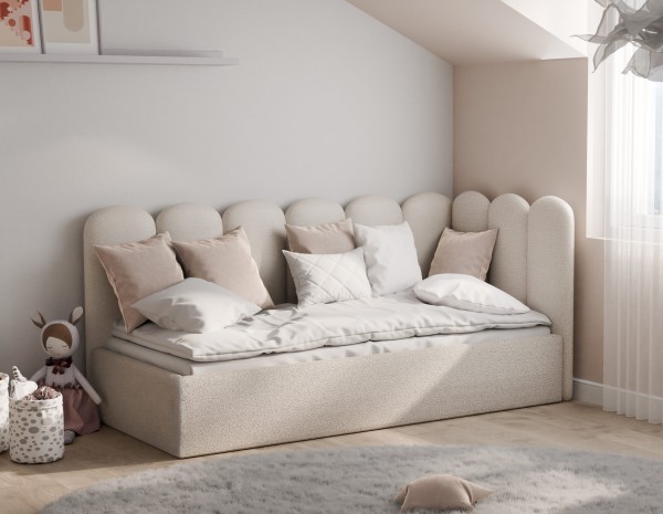 Prezentowane łóżko wykonane jest w tkaninie LAMBI 05