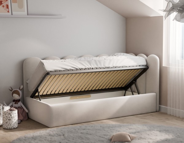 Prezentowane łóżko wykonane jest w tkaninie LAMBI 05