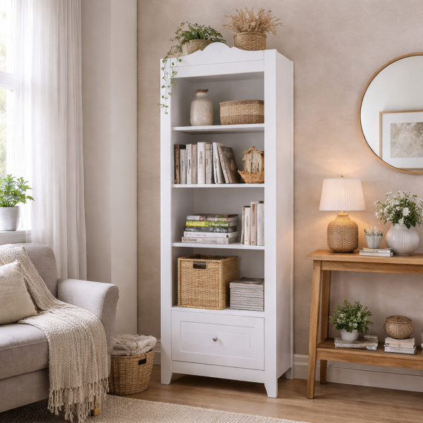 Regał dziecięcy z szufladą - GLAMOUR