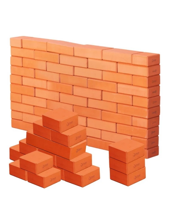 CLASSIC WORLD EDU Mega Klocki Cegiełki Konstrukcyjne Miękkie do Budowania EVA 90 szt.