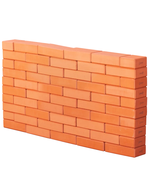 CLASSIC WORLD EDU Mega Klocki Cegiełki Konstrukcyjne Miękkie do Budowania EVA 90 szt.