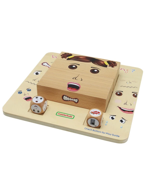 MASTERKIDZ Nauka Emocji Gra Drewniana Montessori
