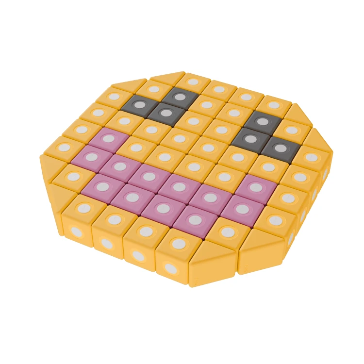 klocki magnetyczne piankowe TUKI SMART dla dzieci, zestaw sensoryczny do przedszkola i terapii integracji sensorycznej sile