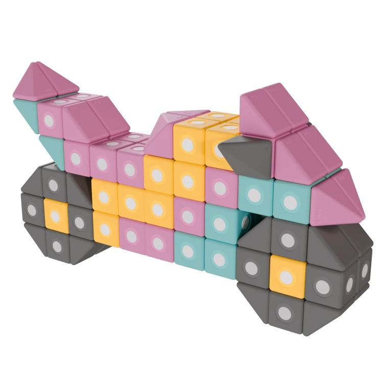 klocki magnetyczne piankowe TUKI SMART dla dzieci, zestaw sensoryczny do przedszkola i terapii integracji sensorycznej motocykl