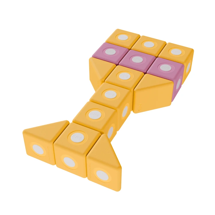 klocki magnetyczne piankowe TUKI SMART dla dzieci, zestaw sensoryczny do przedszkola i terapii integracji sensorycznej