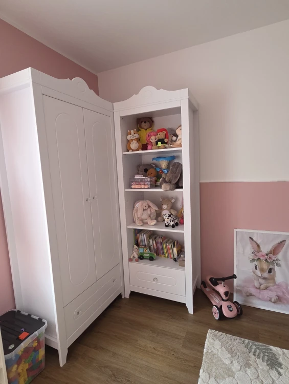 Szafa dwudrzwiowa z szufladą GLAMOUR