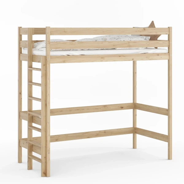 Łóżko Antresola 1 Osobowa Veli - Sosna