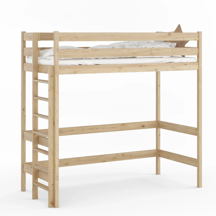 Łóżko Antresola 1 Osobowa Veli - Sosna