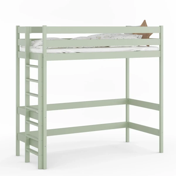 Łóżko Antresola 1 Osobowa Veli - szałwia