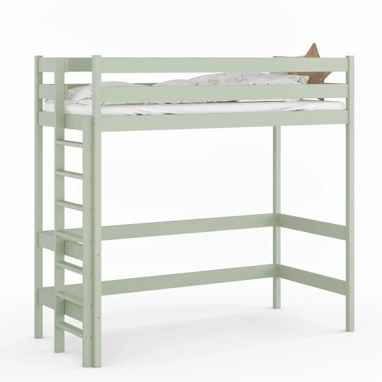 Łóżko Antresola 1 Osobowa Veli - szałwia