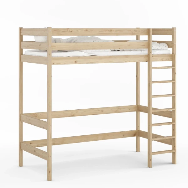 Łóżko Antresola 1 Osobowa Alti - Sosna