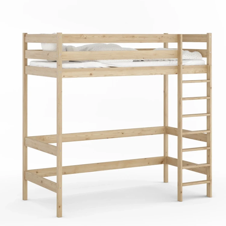 Łóżko Antresola 1 Osobowa Alti - Sosna