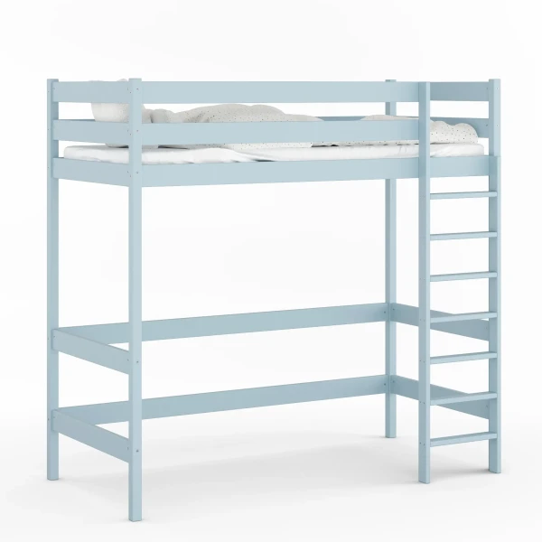 Łóżko Antresola 1 Osobowa Alti - Niebieski