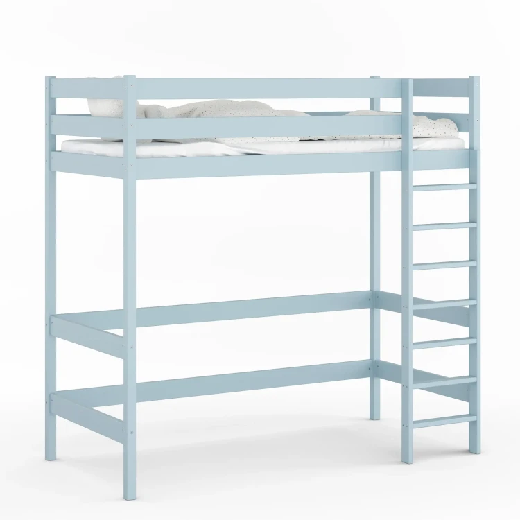 Łóżko Antresola 1 Osobowa Alti - Niebieski