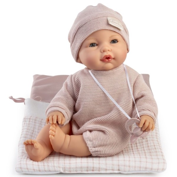 Lalka Bimba 37 cm Antonio Juan płacząca bobas ze śpiworkiem i smoczkiem