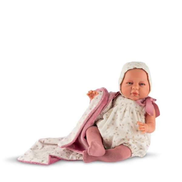 Lalka Reborn Emma 46 cm ASI realistyczna lalka niemowlę z kocykiem