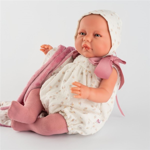 Lalka Reborn Emma 46 cm ASI realistyczna lalka niemowlę z kocykiem