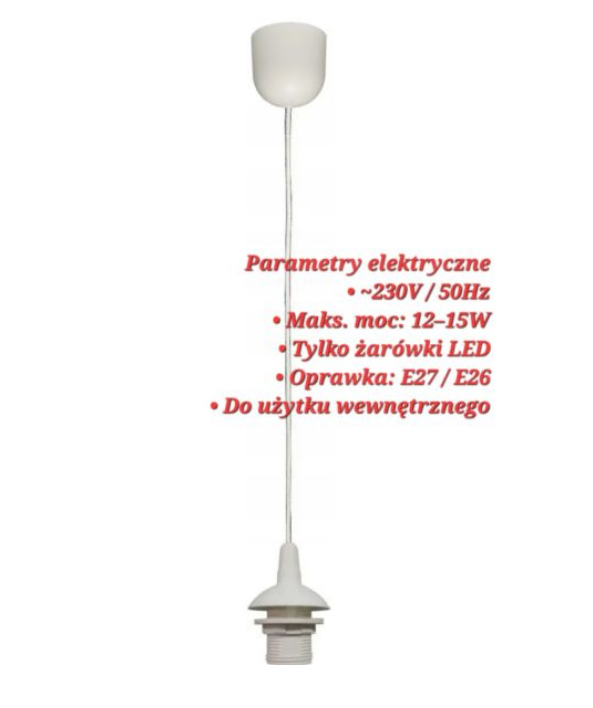 zawieszenie do lampy