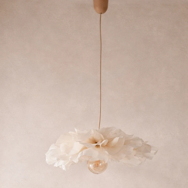 lampa kwiat peonia do pokoju dziewczynki