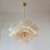 Lampa wisząca Peonia kremowa 70 cm – duża dekoracyjna lampa w kształcie kwiatu do wnętrz boho