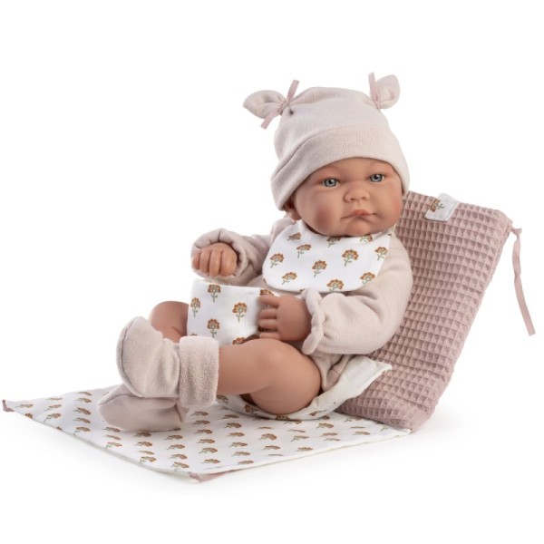 lalka Nica Antonio Juan 50431 realistyczny bobas 42 cm z przewijakiem i ubrankiem
