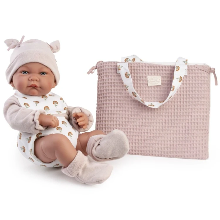 lalka Nica Antonio Juan 50431 realistyczny bobas 42 cm z przewijakiem i ubrankiem