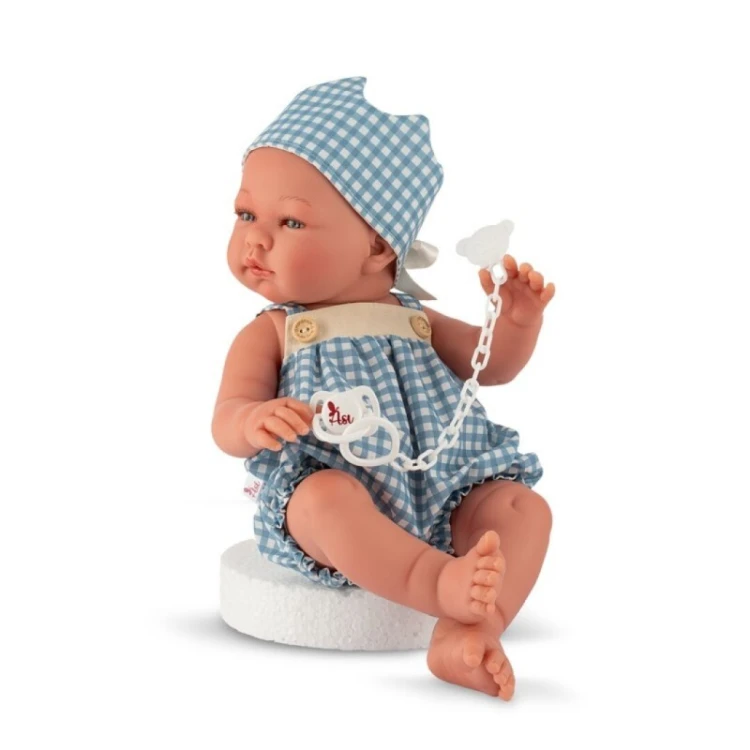 lalka Pablo ASI 0368151 realistyczny bobas chłopiec 43 cm winylowy z ubrankiem