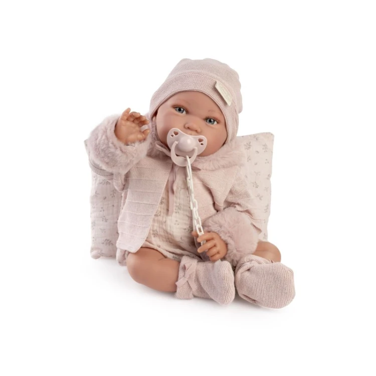 lalka Pipa Antonio Juan 33392 bobas 42 cm w sweterku z poduszką miękki tułów