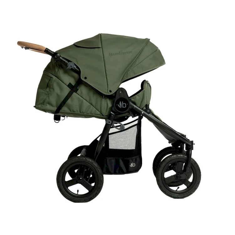 Indie Twin wózek dla dwójki dzieci z dużą budką