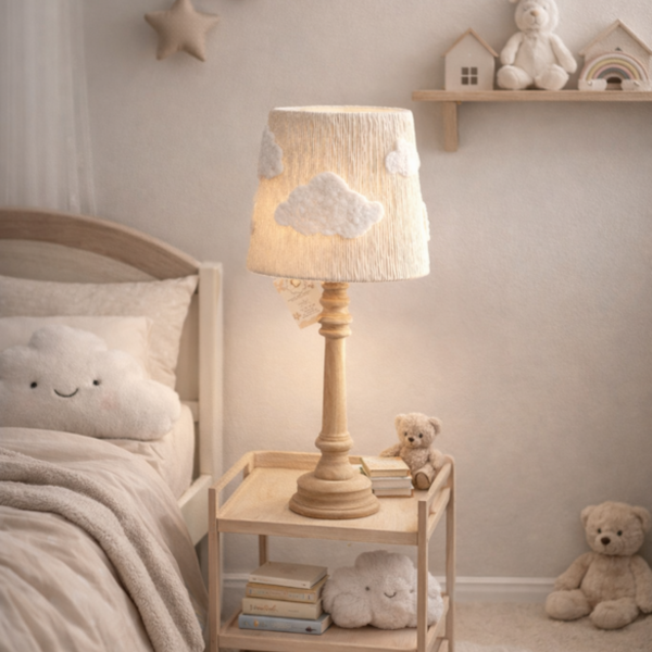Lampa nocna do pokoju dziecka Delikatna Chmurka