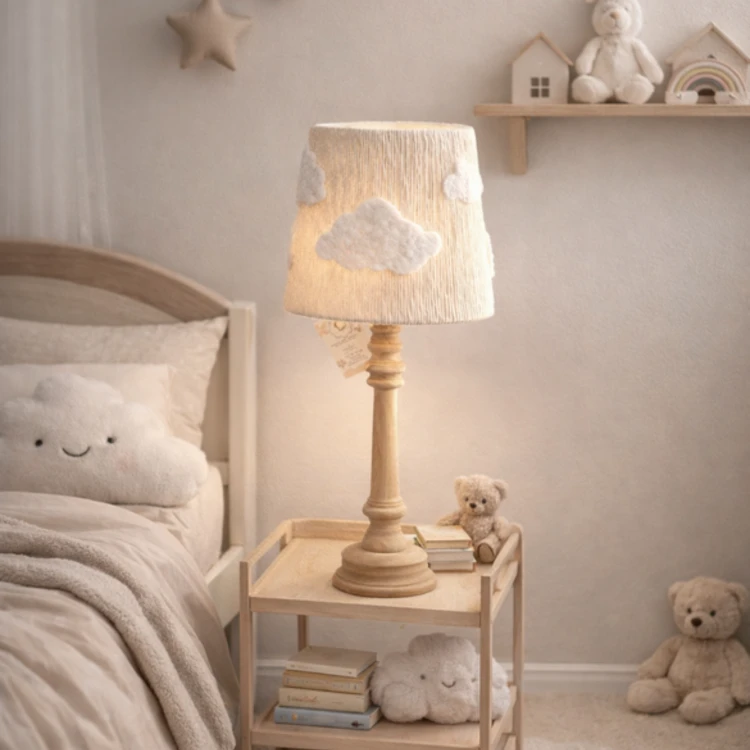 Lampa nocna do pokoju dziecka Delikatna Chmurka