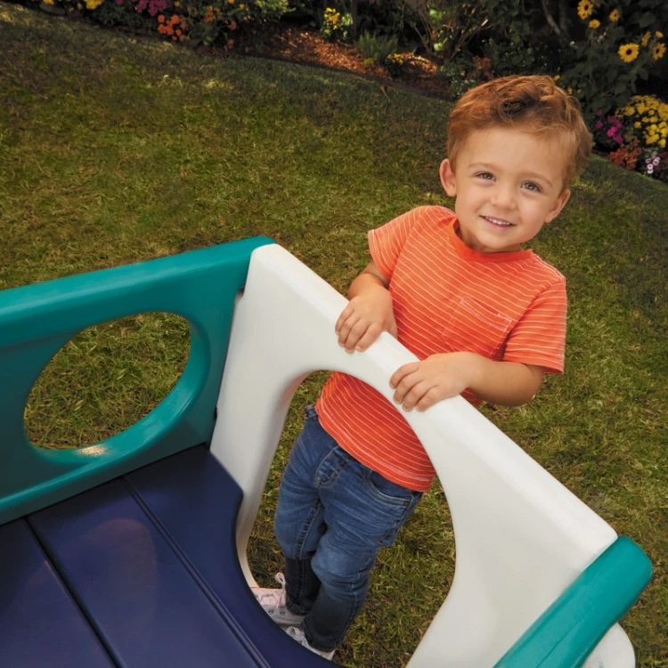 małpi gaj Little Tikes niebiesko zielony plac zabaw