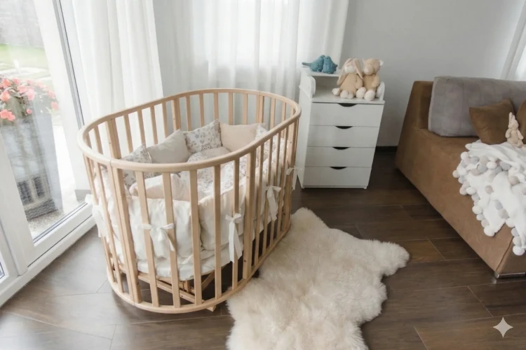 Łóżko dziecięce bukowe KOTTO OLIN natural