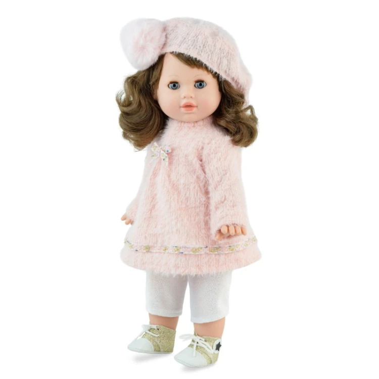 Lalka hiszpańska Tina Pink Marina & Pau 604 w eleganckiej sukience