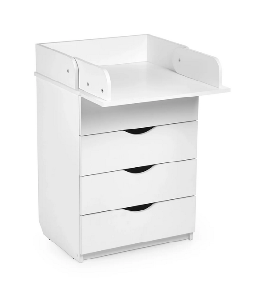 Komoda ze składanym przewijakiem KOTTO LARO biała 60cm