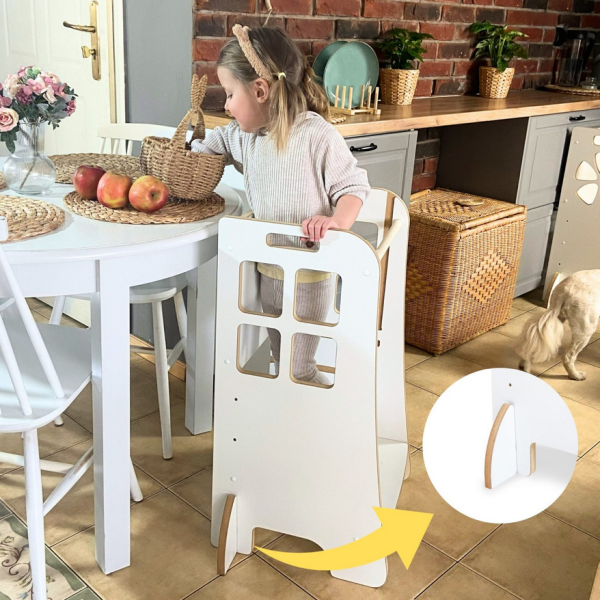 Kitchen helper dla dzieci LOOKA – Biały