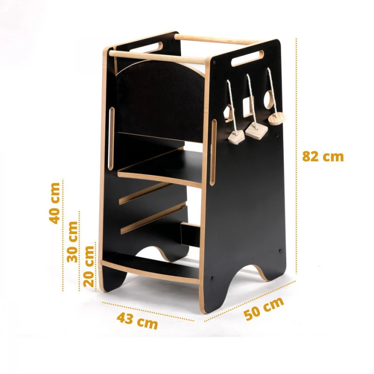 Kitchen helper dla dzieci SORTER czarny