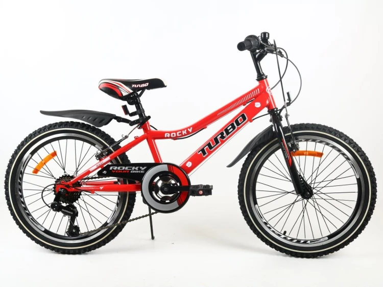 Rower dla dziecka BMX ROCKY 20" 6-speed Shimano Czerwony - PREZENT NA KOMUNIĘ