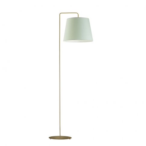 Miętowa lampa stojąca RIJAD w nowoczesnym pokoju dziecięcym