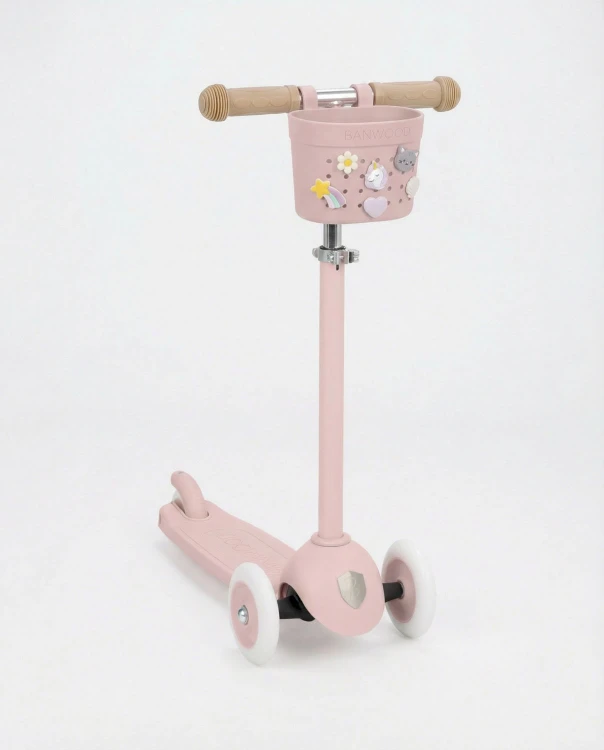 Kolorowe piny Banwood do koszyka Pin & Ride dla dzieci