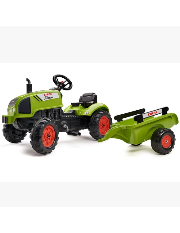 Traktor na pedały Claas Arion 410 Falk z przyczepą dla dzieci