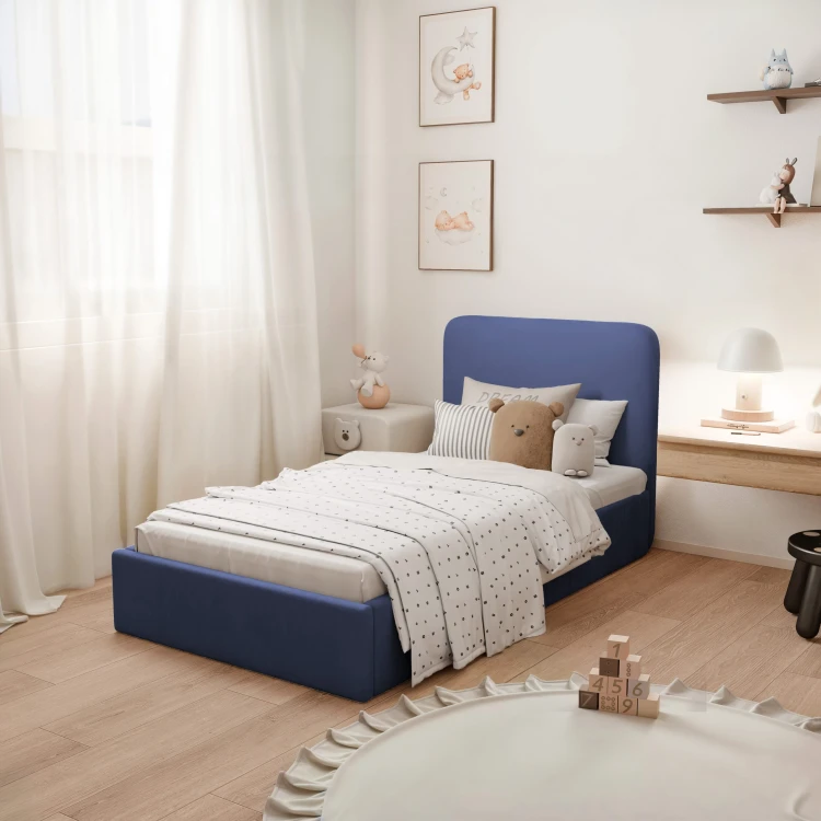 Prezentowane łóżko wykonane jest w tkaninie RIVIERA 74